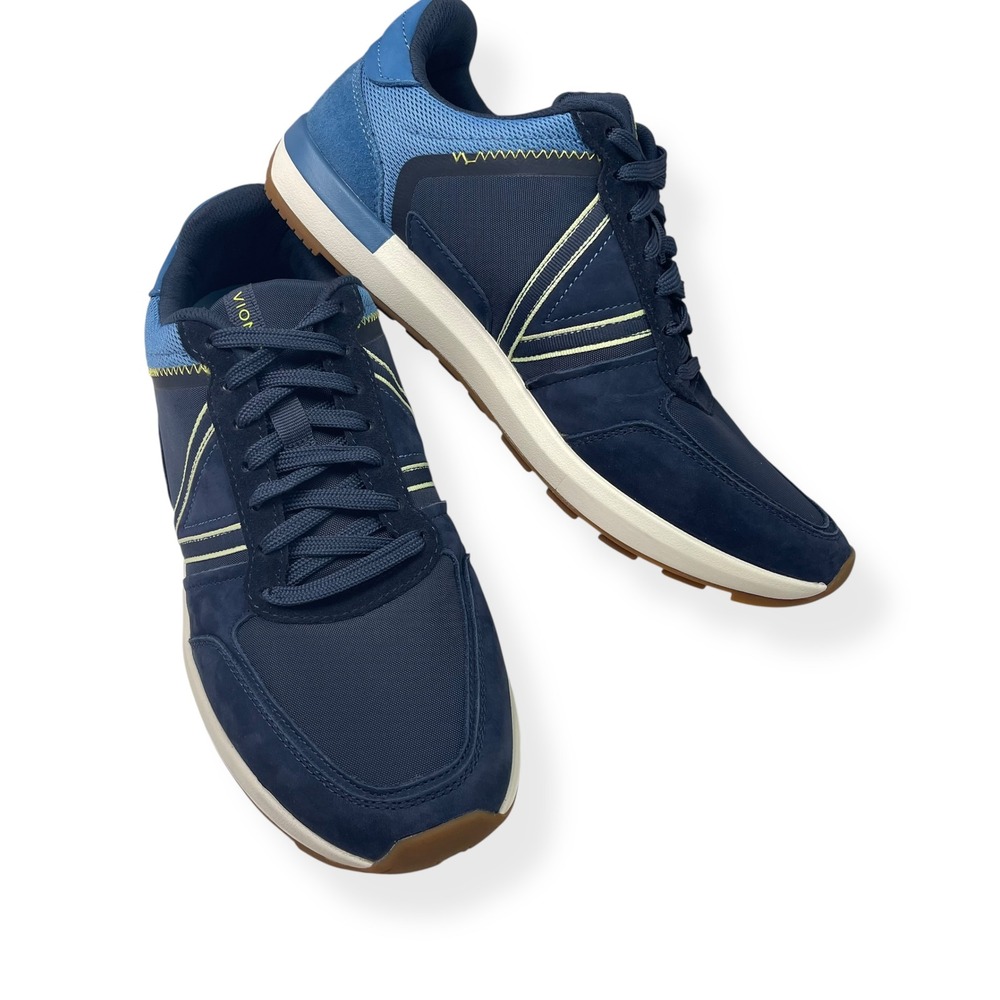 Vionic Men's Sneakers Sz 11.5 Bradley Orthotic Supportive Shoe Navy Blue $140